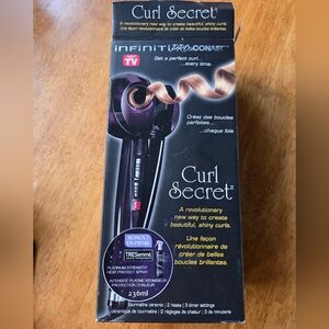 CONAIR InfinityPro "Curl Secret" Curling Iron (DARK PURPLE) As Seen On TV